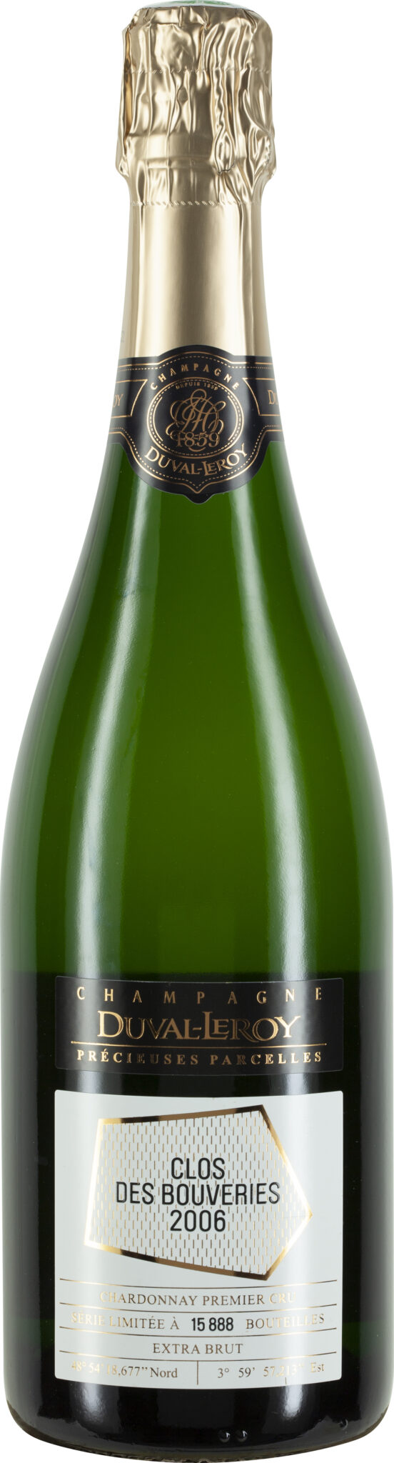 Duval-Leroy Précieuses Parcelles, Champagne Extra Brut Chardonnay, Premier Cru Clos des Bouveries