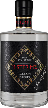 Mister M’s London Dry Gin Flasche